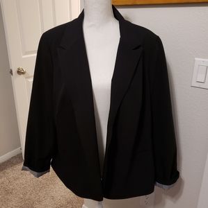 Plus Women's Worthington Black Jacket - 3X